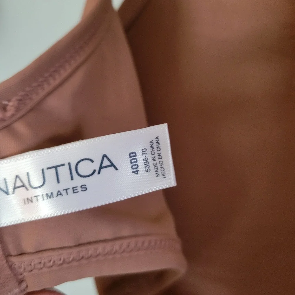 NAUTICA Intimates Size 40DD Pink Rose Lightly Lined‎ Coverage NO Underwire Bra - Picture 9 of 16